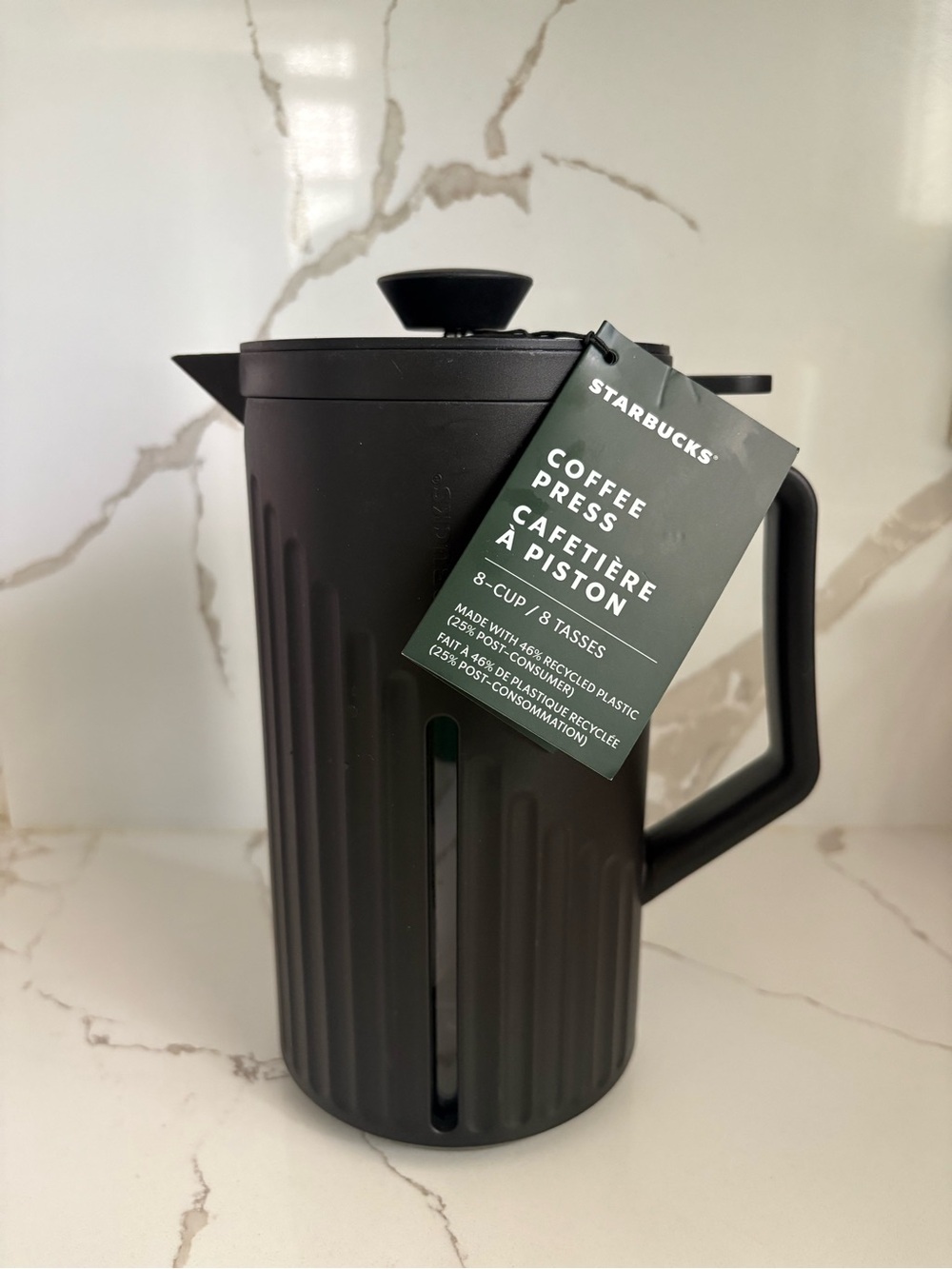 Starbucks Matte Black Coffee Press French Press